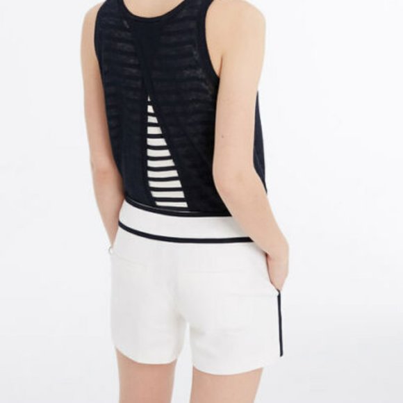 Ann Taylor White Tipped CIty Shorts $59 NWT - Picture 3 of 9